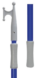 Телескопический лодочный крюк синий
